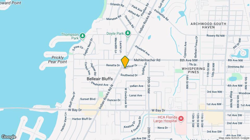 675 Indian Rocks Rd N, Unit 203C Map and Location Details