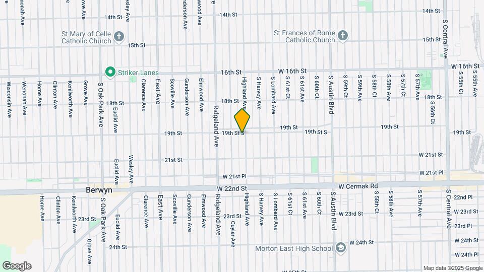 1900 Highland Ave Map and Location Details