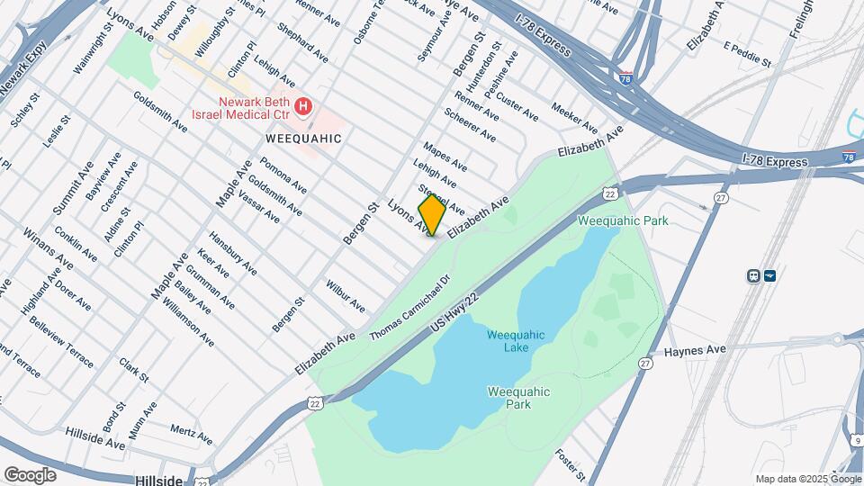 643-649 Elizabeth Ave Mapa y Detalles de la Ubicación