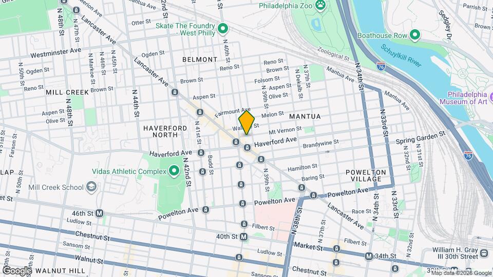 3958 Mt Vernon St Map and Location Details