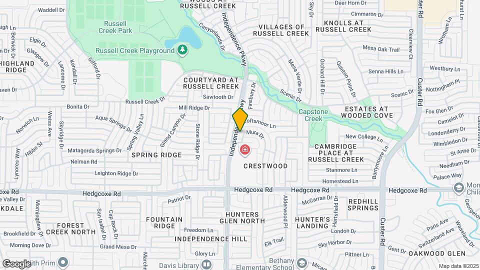 8209 Bulrush Dr Map and Location Details