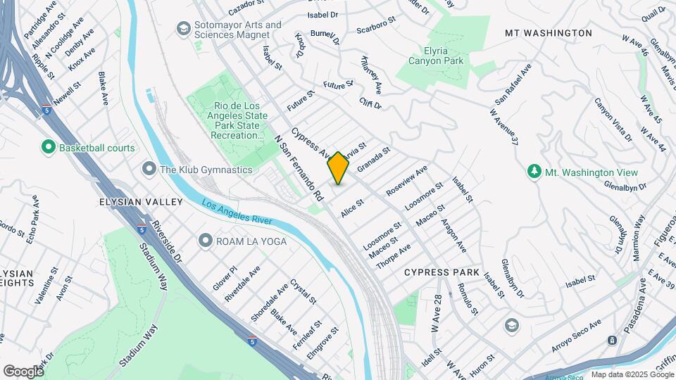 2631 Granada St Map and Location Details