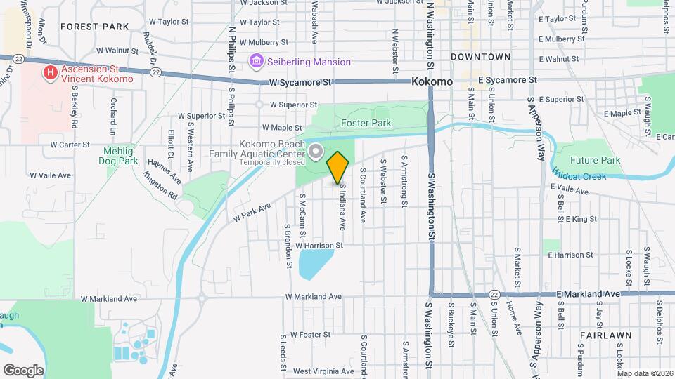 523 S Indiana Ave Map and Location Details