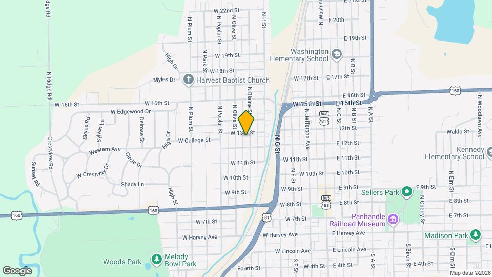 712 N Blaine St Mapa y Detalles de la Ubicación