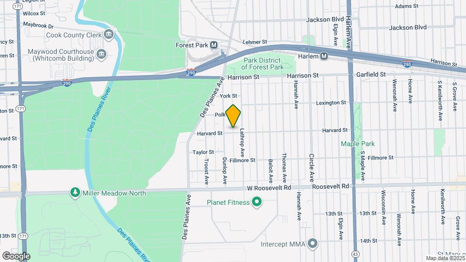 7617 Harvard St Map and Location Details