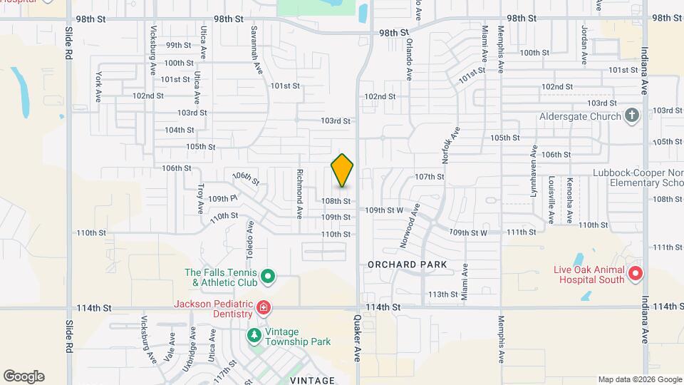 4402 108th St Map and Location Details