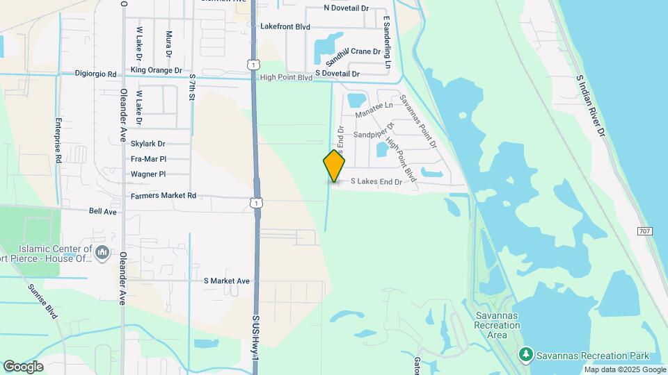 133 Lakes End Dr Map and Location Details