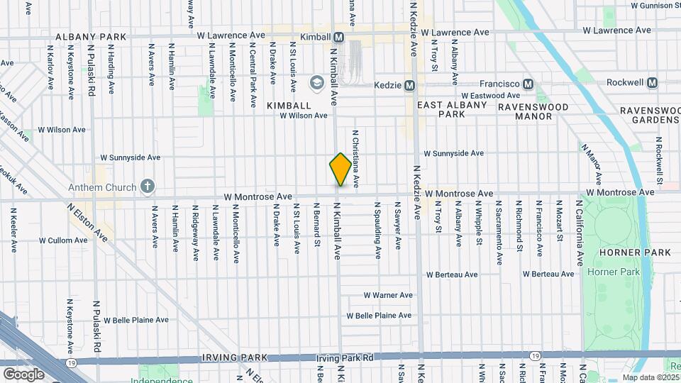 3360 W Montrose Ave Map and Location Details