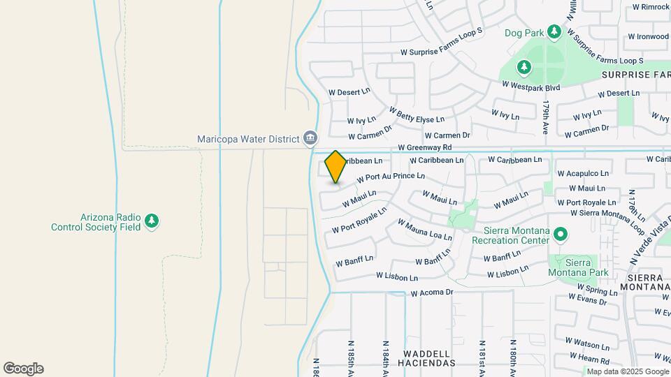 18512 W Port Au Prince Ln Map and Location Details