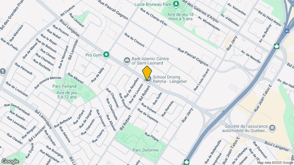 8452 Langelier Boul Map and Location Details