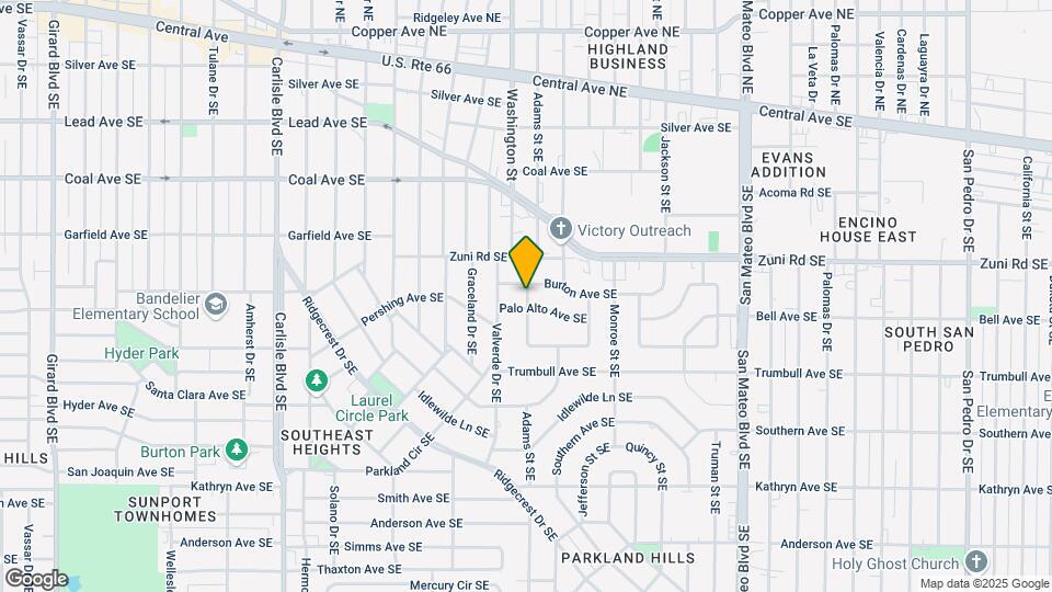 635 Adams St NE Map and Location Details