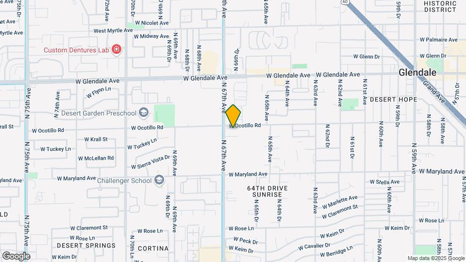 6649 W Ocotillo Rd Map and Location Details