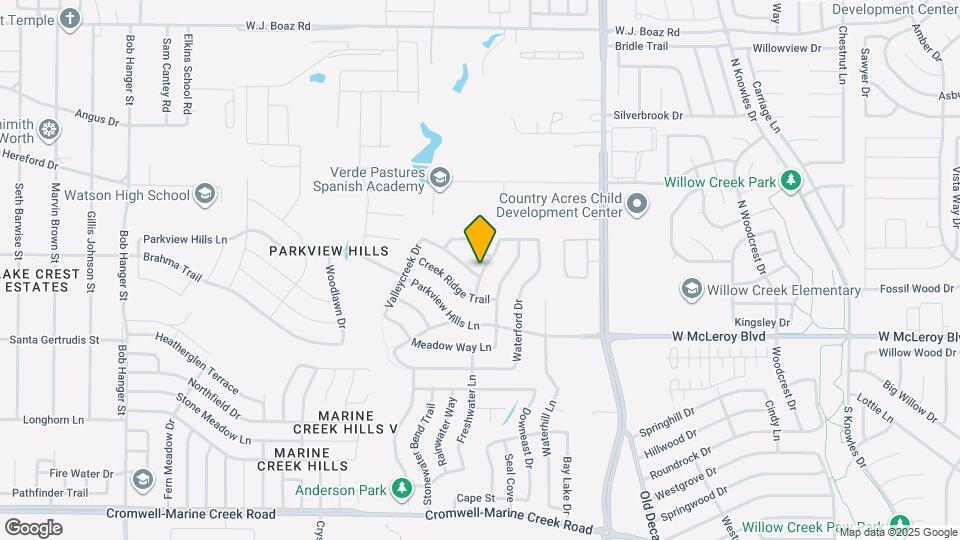 6831 Brookglen Ln Map and Location Details