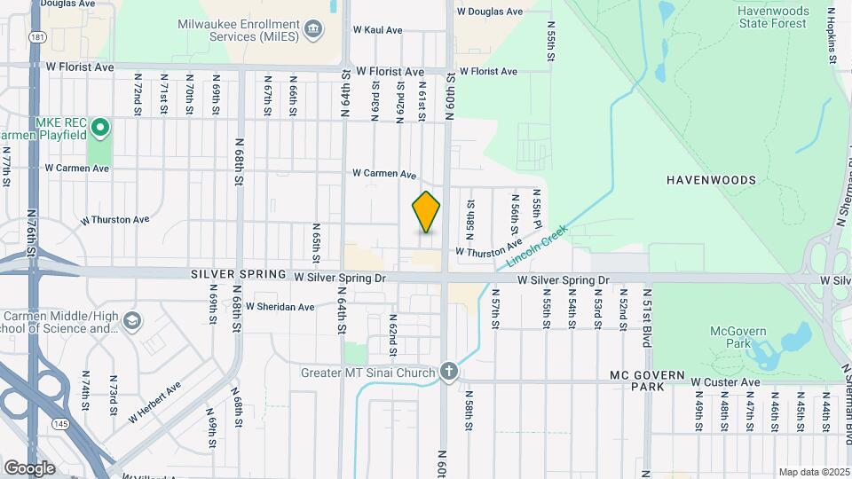 5648 N 61st St Map and Location Details