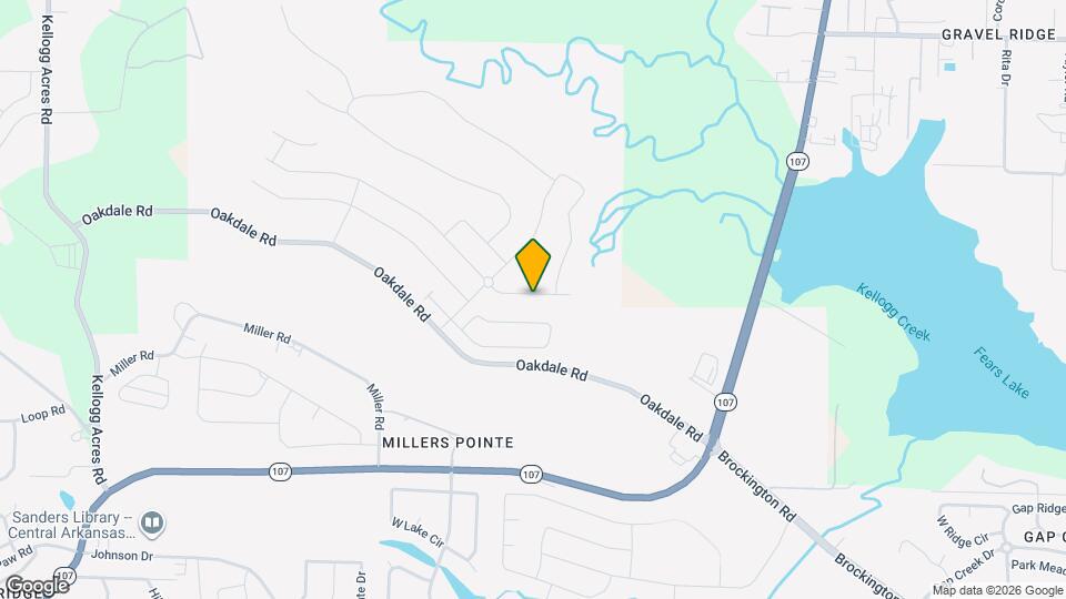 9317 Oak Forest Ln Map and Location Details