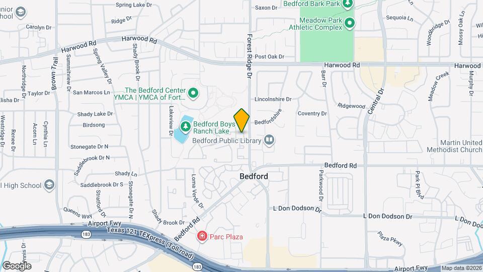 2503 Shady Ridge Dr Map and Location Details