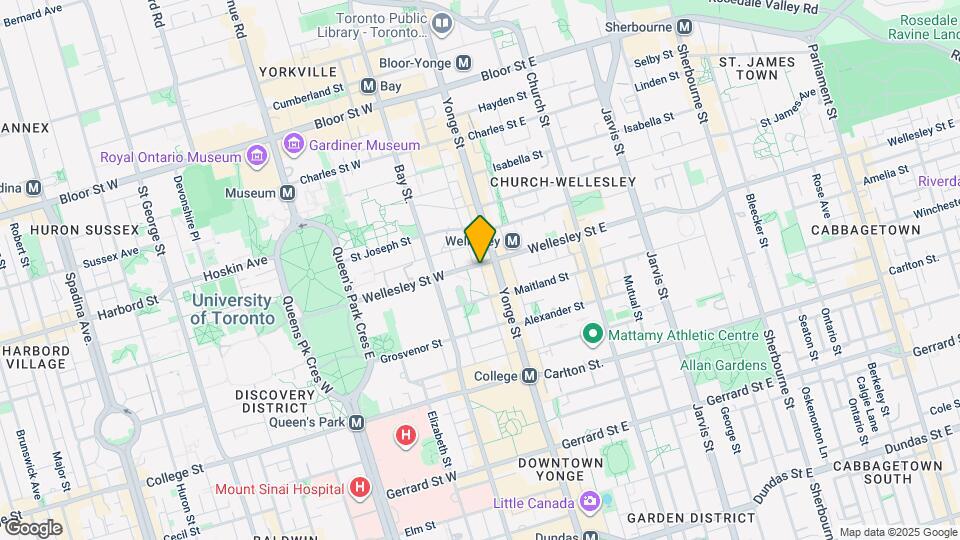 11-2711 Wellesley St W Map and Location Details
