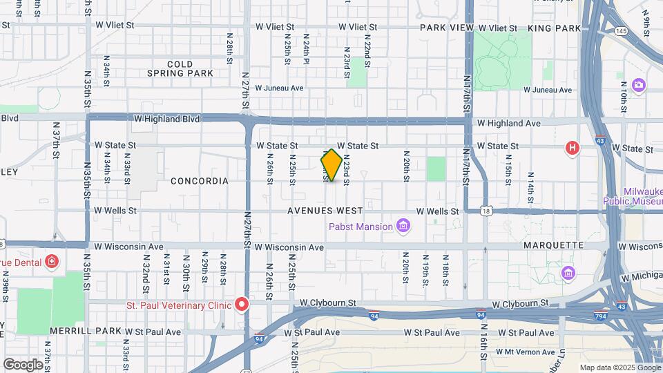 840 N 24th St Mapa y Detalles de la Ubicación