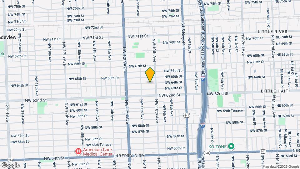 1036 NW 64th St Map and Location Details