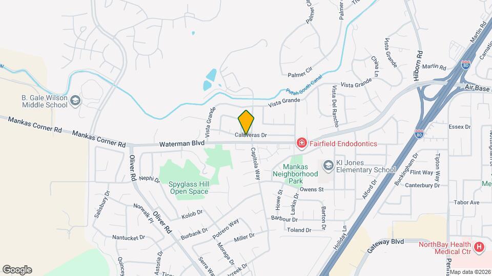 2909 Calaveras Dr Map and Location Details