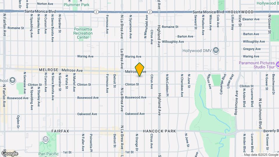 622 N Orange Dr, Unit 622 Map and Location Details