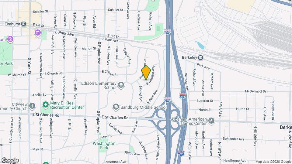 415 E Atwater Ave Map and Location Details