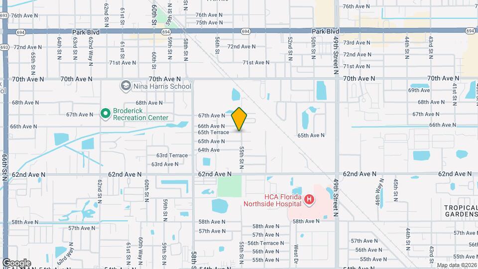 5500 65th Terrace Map and Location Details
