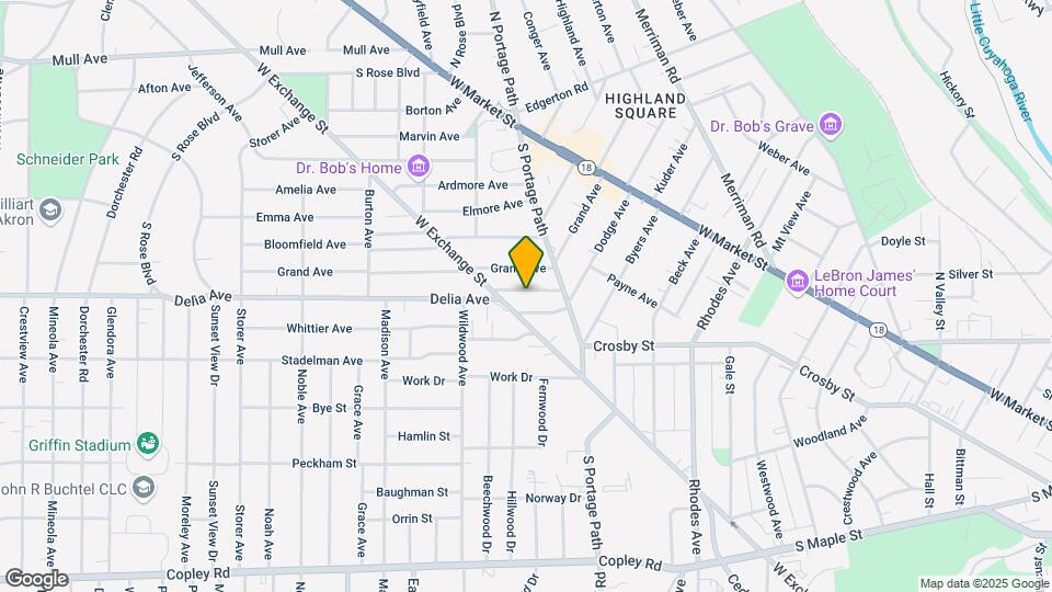 136 Hollinger Ave Map and Location Details