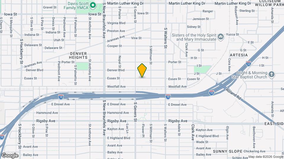 1118 Essex St Map and Location Details