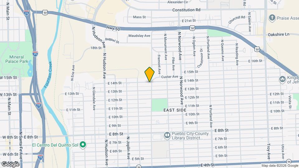 1317 N La Crosse Ave Map and Location Details