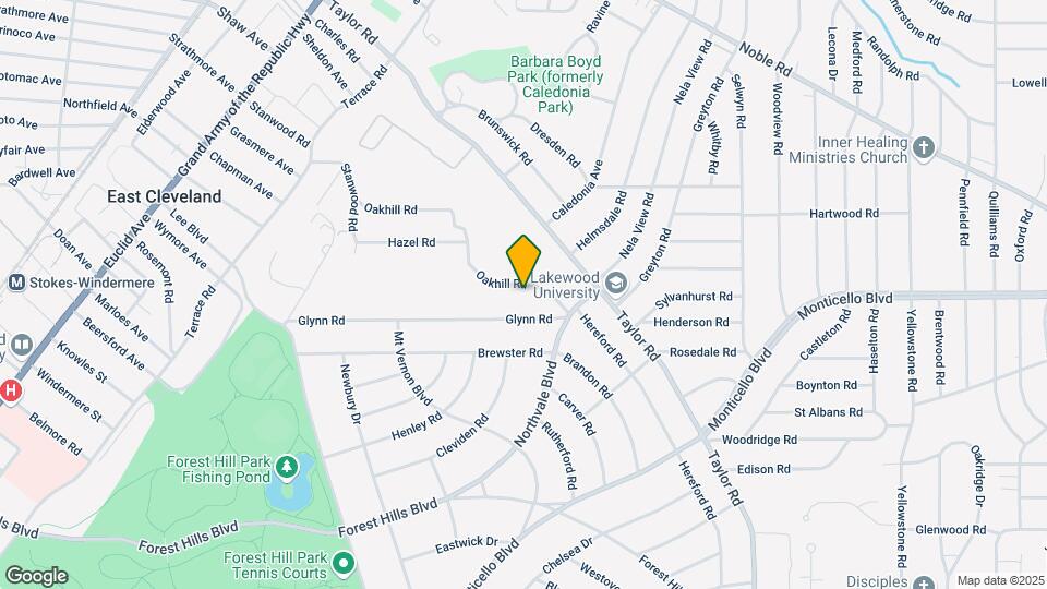 16256 Oakhill Rd Mapa y Detalles de la Ubicación