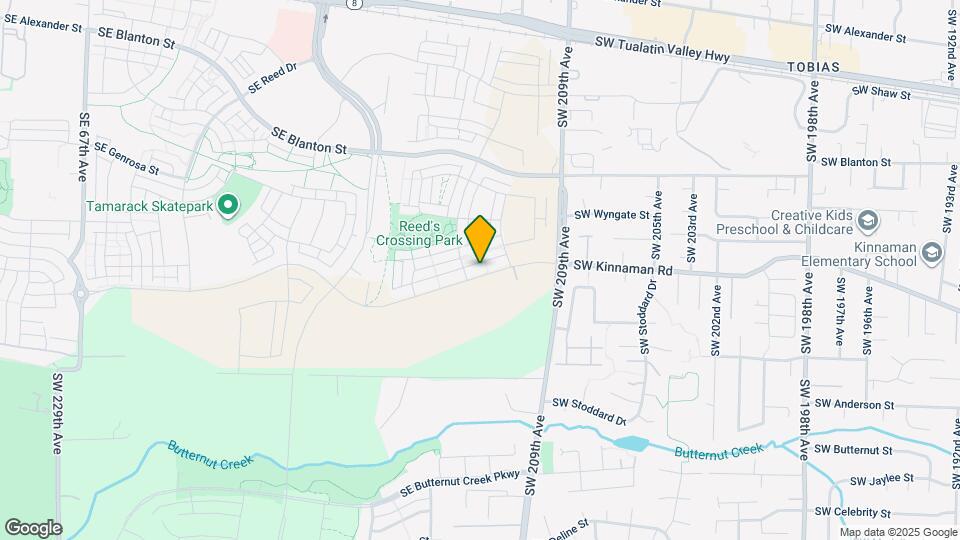 8363 SE Kinnaman St Map and Location Details