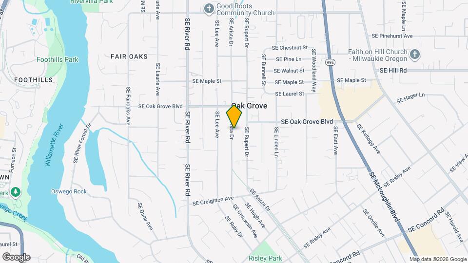 14904 SE Arista Dr Map and Location Details