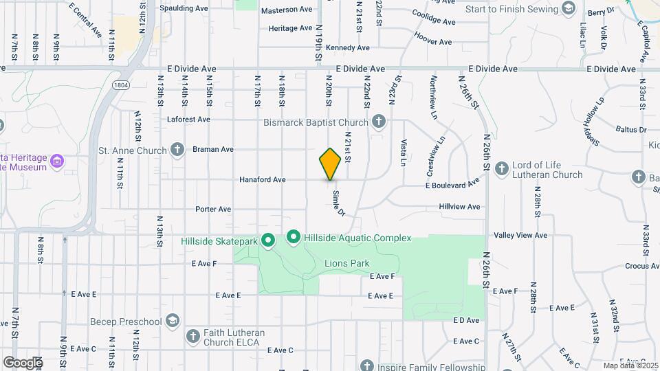 1214 Simle Dr Map and Location Details