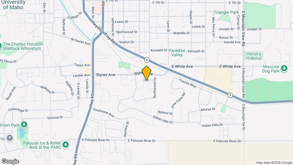 1475 Northwood Dr Mapa y Detalles de la Ubicación