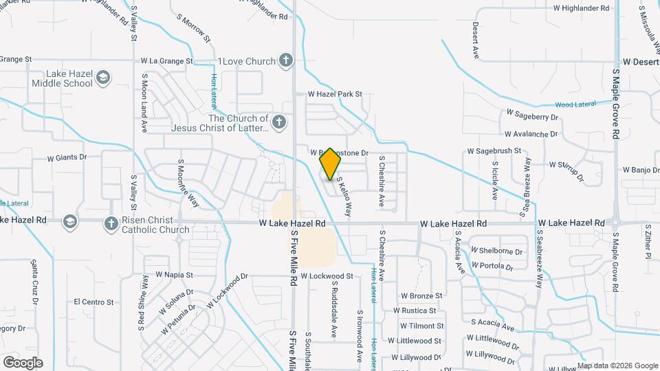 6042 S Manzanita Wy Map and Location Details