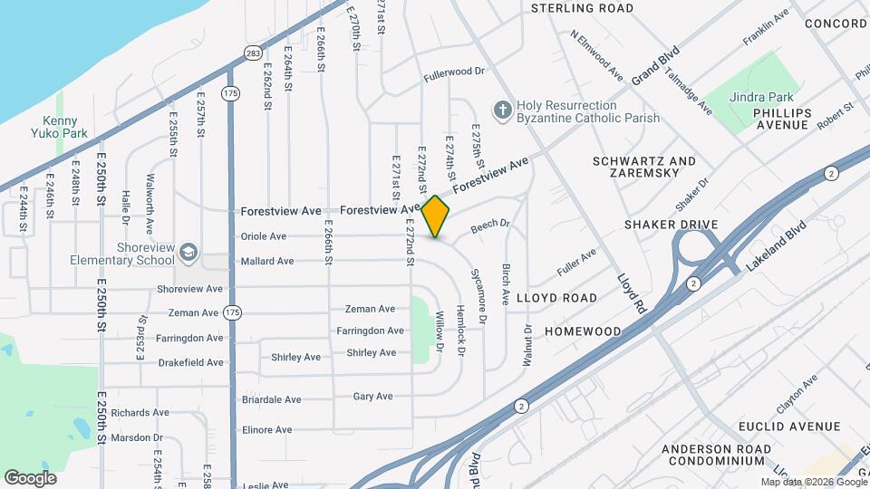 538 Sycamore Dr Map and Location Details
