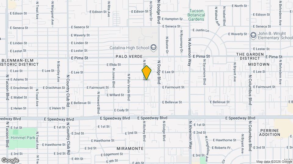 1424 N Richey Blvd Map and Location Details