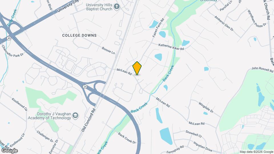 1827 McLean Rd Map and Location Details