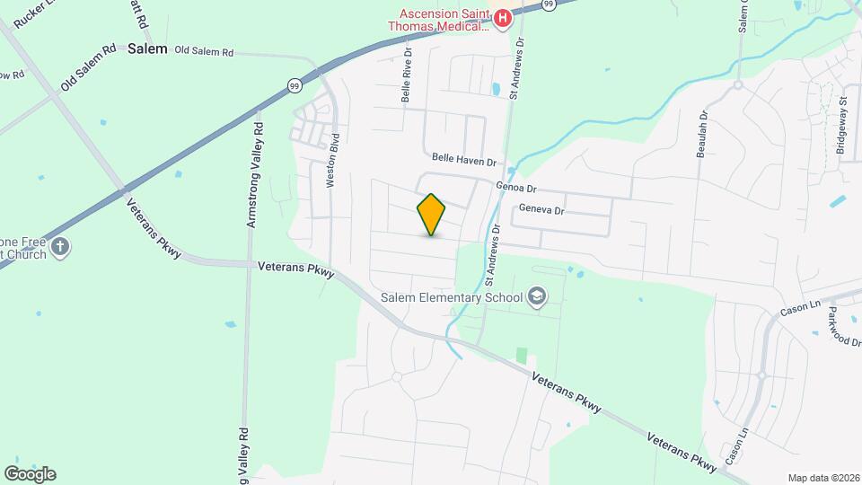 3629 Shady Forest Dr Mapa y Detalles de la Ubicación