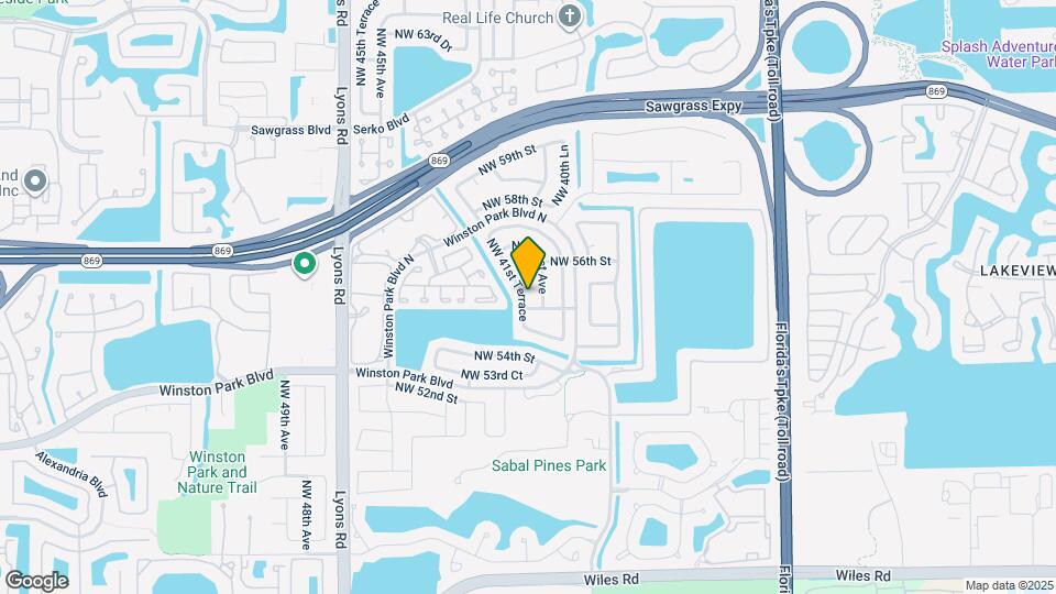 5514 NW 41st Terrace Map and Location Details