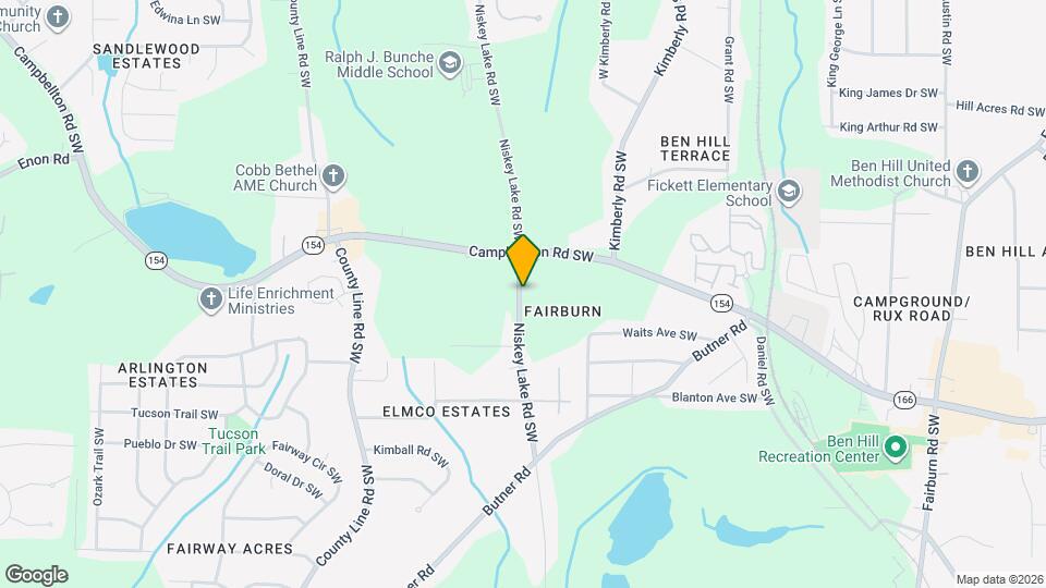 2210 Niskey Lake Rd SW Map and Location Details