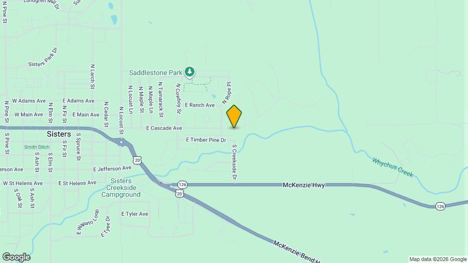 1171 E Cascade Ave Map and Location Details