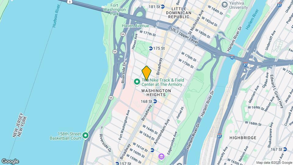 630 W 170th St Map and Location Details