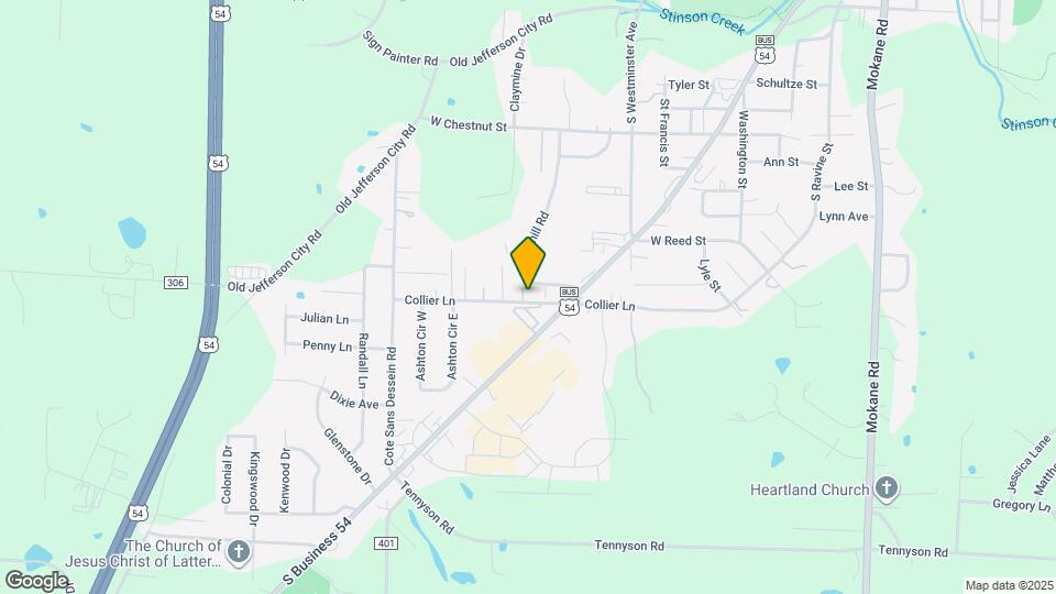 531 Collier Ln Map and Location Details