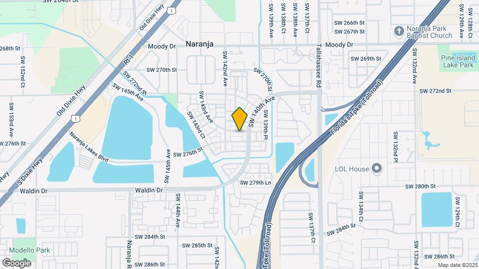 14070 SW 275th St Map and Location Details
