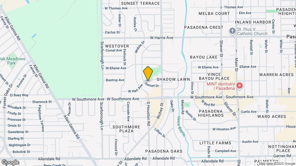 1203 Sunset Dr Map and Location Details