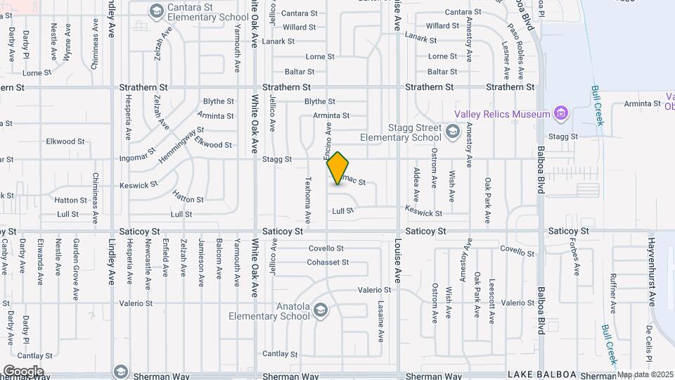 17449 Keswick St Map and Location Details