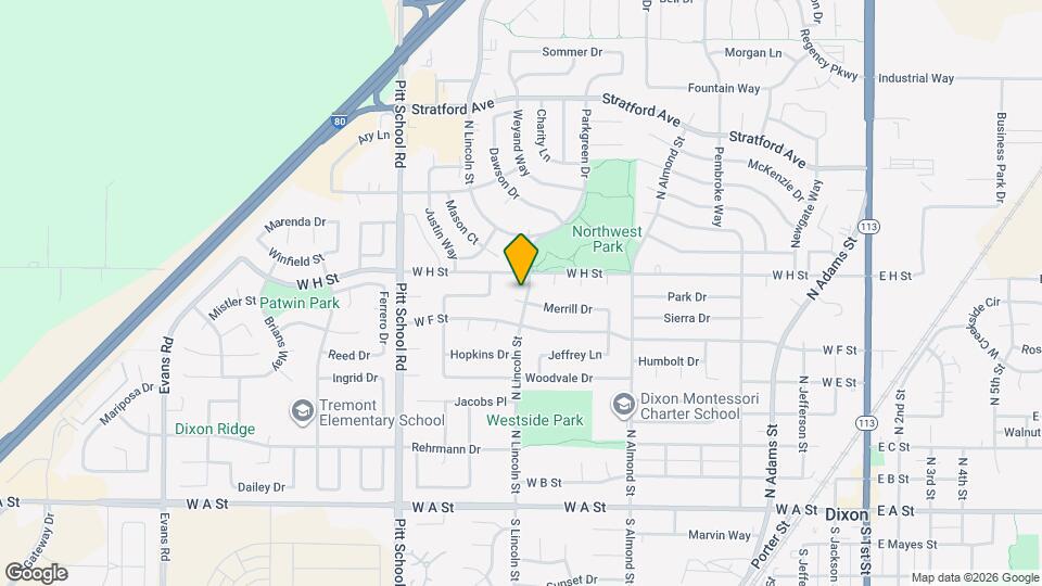 1100 Merrill Ct Map and Location Details