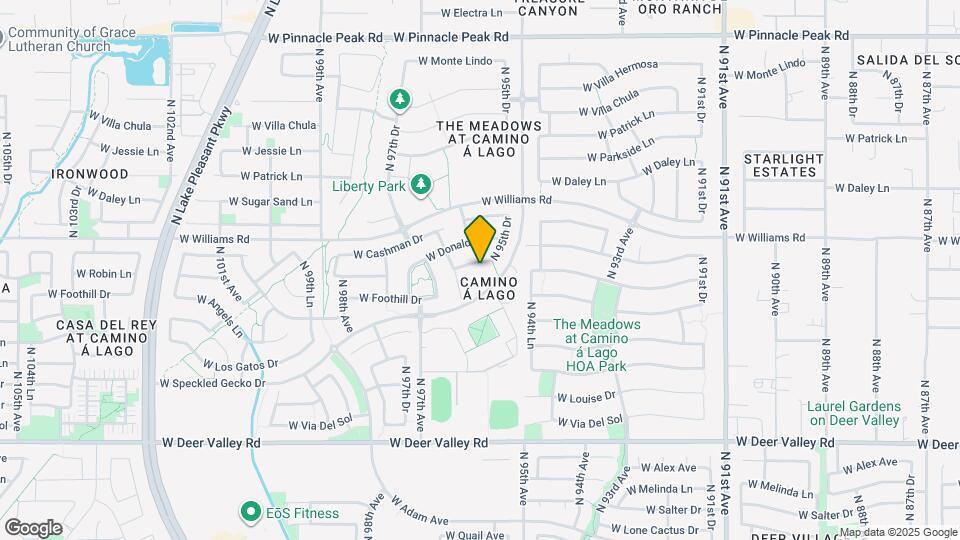 9567 W Robin Ln Map and Location Details